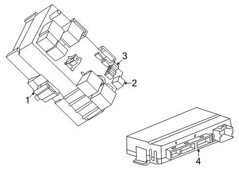 2007 Saturn Vue Air Conditioner Control Module Diagram for 25779921