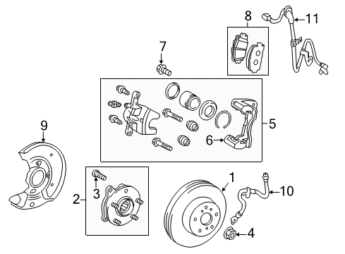 2016 Scion tC Anti-Lock Brakes Actuator Diagram for 44050-21140