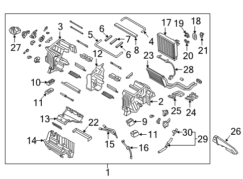 2018 Kia Stinger Air Conditioner Suction Tube Assembly Diagram for 97775J5050