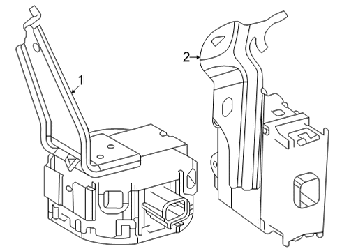 2022 Lexus NX450h+ Electrical Components CONTROLLER, VEHICLE Diagram for 86572-78080