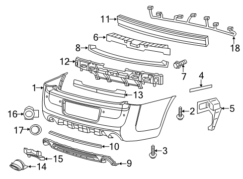 2014 Chrysler 300 Rear Bumper Pipe-TAILPIPE Diagram for 68206399AA