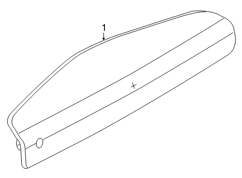 2008 Saturn Astra High Mount Lamps Lamp, High Mount Stop Diagram for 93357463