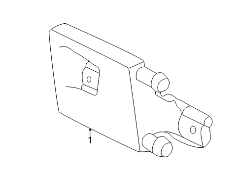 2005 Ford F-350 Super Duty Power Steering Oil Cooler Power Steering Cooler Diagram for 6C3Z-3D746-A