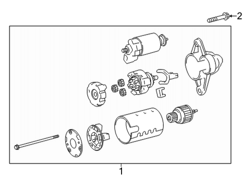 2022 Toyota Corolla Cross Starter Starter Diagram for 28100-F2110
