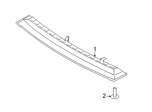 2019 Lincoln Continental High Mount Lamps High Mount Lamp Diagram for GD9Z-13A613-A