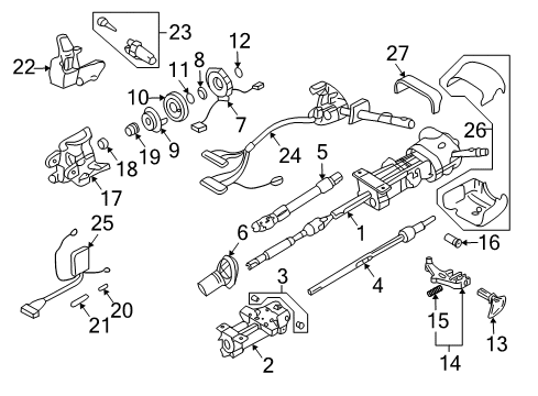 2003 Hummer H2 Switches Switch, Headlamp & Instrument Panel Lamp Dimmer & Dome Lamp Diagram for 15194803