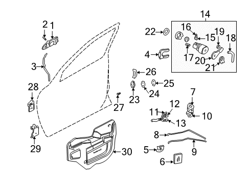 2006 Chevrolet Monte Carlo Front Door Window Switch Diagram for 84149989