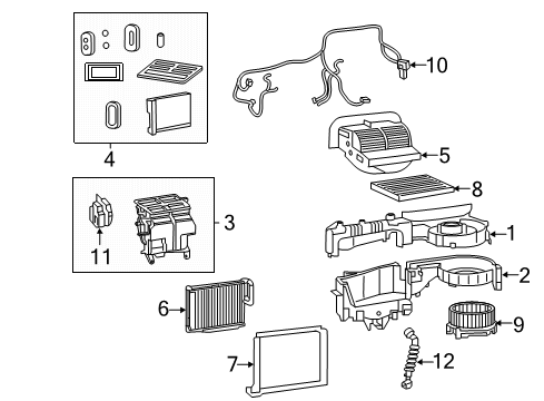 2020 Chrysler Pacifica Air Conditioner Line-A/C Discharge Diagram for 68239136AA