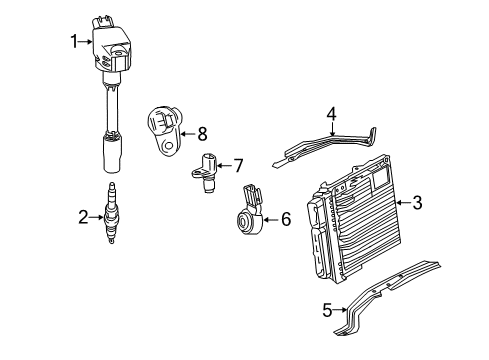 2019 Toyota Camry Ignition System ECM Diagram for 89661-06X91