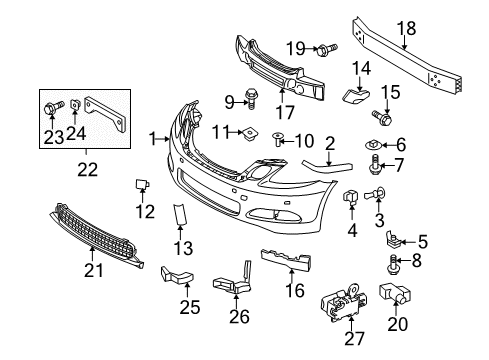 2010 Lexus GS350 Automatic Temperature Controls Duct, Cool Air Intake, No.2 Diagram for 53285-30080