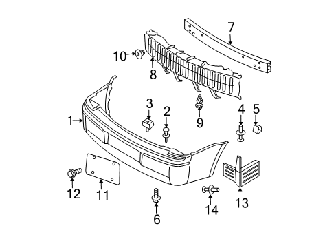 2006 Dodge Charger Rear Bumper Shield-Heat Diagram for 4806247AA