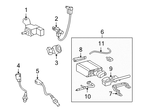 2009 Toyota Sequoia Powertrain Control ECM Diagram for 89661-0CC81