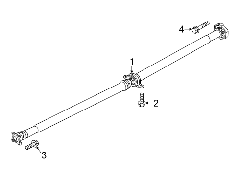 2018 Hyundai Kona Drive Shaft - Rear Bolt Diagram for 49129-2B000