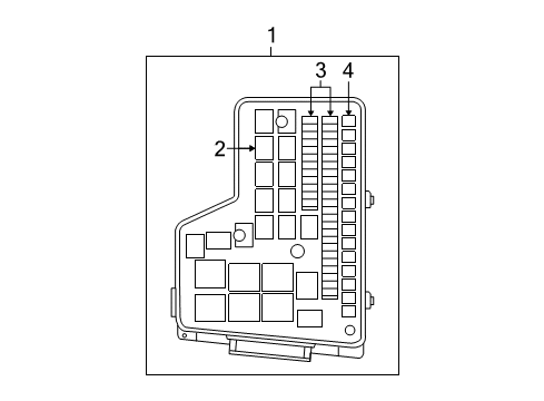 2006 Dodge Ram 1500 Fuse & Relay Module-Totally Integrated Power Diagram for 4692046AP