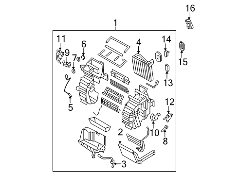 2009 Hyundai Accent Air Conditioner Hose-Discharge Diagram for 97762-1E100