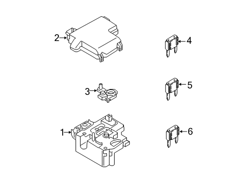 2020 Genesis G70 Fuse & Relay Box-FUSIBLE Link Diagram for 91950J5330