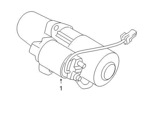 2005 Nissan Maxima Starter Motor Assy-Starter Diagram for 23300-8J115