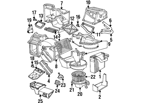 1999 Plymouth Breeze Air Conditioner Line-A/C Suction Diagram for 4596144