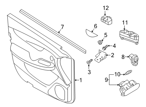 2019 Infiniti QX50 Switches Switch Assy-Combination Diagram for 25560-5NM0A