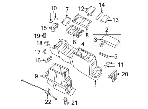 2007 Chrysler Aspen Auxiliary Heater & A/C EVAPORATOR-Air Conditioning Diagram for 68020263AA