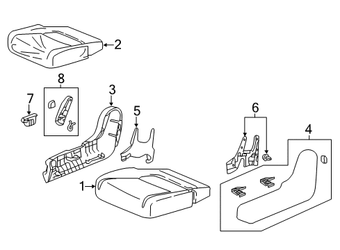 2019 Honda Odyssey Second Row Seats Handle, R. Middle Seat Walk-In*YR507L* (SHADOW BEIGE) Diagram for 81391-THR-A01ZA