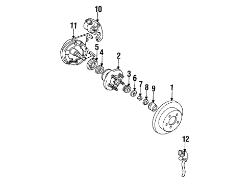 1993 Chrysler LeBaron Anti-Lock Brakes Relay-& Bracket ANTI/LOCK Brake Diagram for 5266195