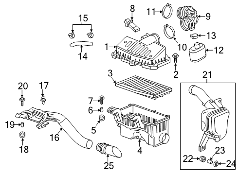 2013 Chevrolet Spark Powertrain Control Vehicle Speed Sensor Diagram for 93743007