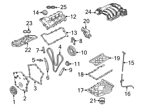 2005 Dodge Magnum Intake Manifold Tube-Engine Oil Indicator Diagram for 4792864AA