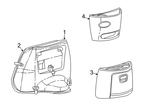 1999 Ford E-350 Econoline Club Wagon Engine Cover & Components, Console Motor Cover Diagram for F7UZ1510312AAD