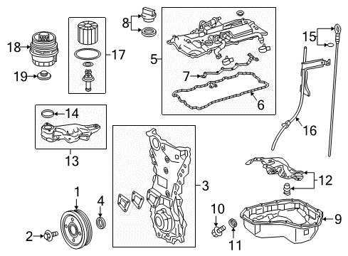 2016 Lexus NX200t Filters Gasket, Cylinder Head Diagram for 11214-36020