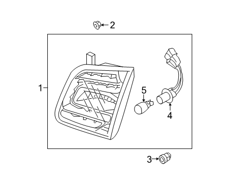 2012 Kia Sorento Bulbs Lamp Assembly-Rear Combination Diagram for 924051U100