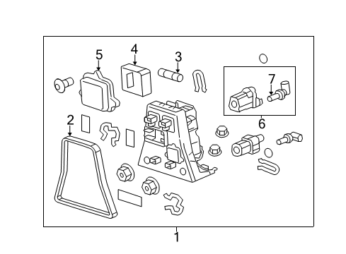 2016 Cadillac ELR Powertrain Control Heater Diagram for 24299406