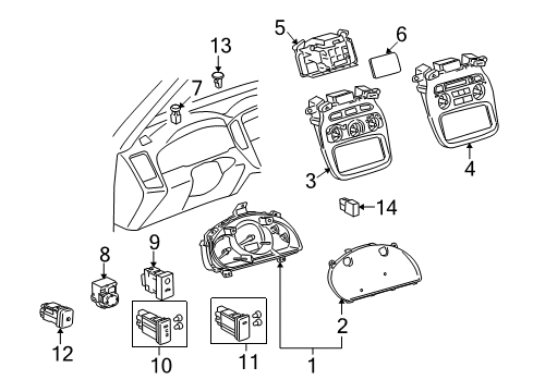 2007 Toyota Highlander Controls - Instruments & Gauges Computer, Multiplex Network Body Diagram for 89221-48270