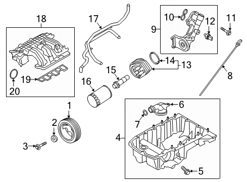 2021 Ford Explorer Senders Headlamp Switch Diagram for LB5Z-11654-BA