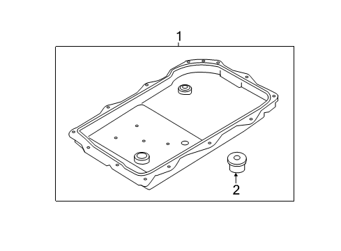 2020 BMW M4 Case & Related Parts Hydraulic Cover Diagram for 28608064572