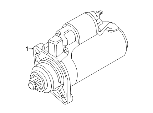 2010 Pontiac Vibe Starter Starter Diagram for 19205422