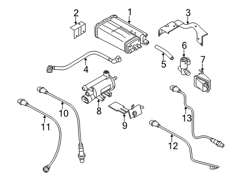 2018 Kia Forte Powertrain Control Hose-Vapor Diagram for 31344-3X400