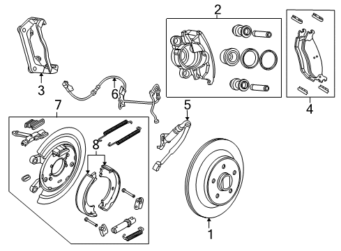 2012 Ram 1500 Anti-Lock Brakes TUBE/HOSE-Brake Diagram for 5154509AE