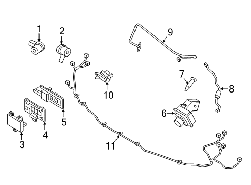 2020 Ford Expedition Cruise Control Cruise Switch Diagram for JL3Z-9C888-FA