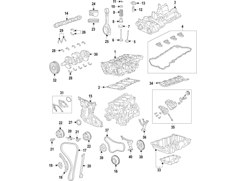 2018 Jeep Wrangler Engine Parts, Mounts, Cylinder Head & Valves, Camshaft & Timing, Oil Pan, Oil Pump, Crankshaft & Bearings, Pistons, Rings & Bearings, Variable Valve Timing Cover-Chain Case Diagram for 5048139AC