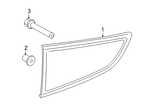 2018 Ford EcoSport Tail Lamps Tail Lamp Assembly Diagram for GN1Z-13405-R