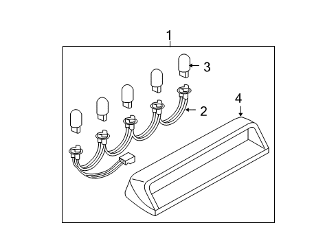 2007 Nissan Maxima Bulbs Socket Diagram for 26597-7Y000