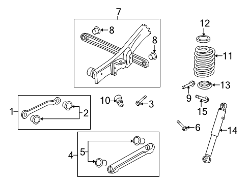 2011 GMC Yukon Rear Suspension Spring Asm-Rear Diagram for 25978750