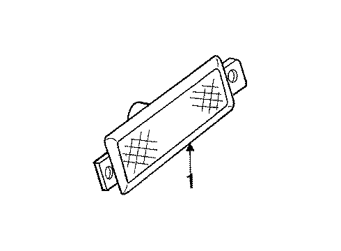 1987 Pontiac 6000 Side Marker Lamps Lamp Asm-Front Side Marker Diagram for 918369