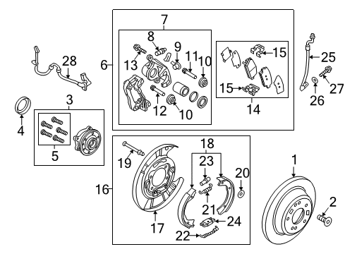 2016 Kia K900 Brake Components Cap-Bleeder Screw Diagram for 58314-2J000