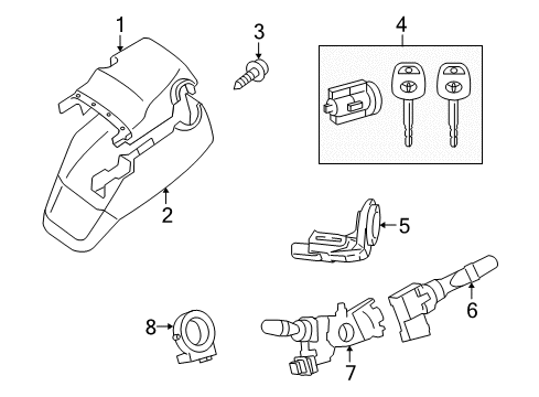 2015 Toyota Sequoia Anti-Theft Components Amplifier Diagram for 89782-0E010