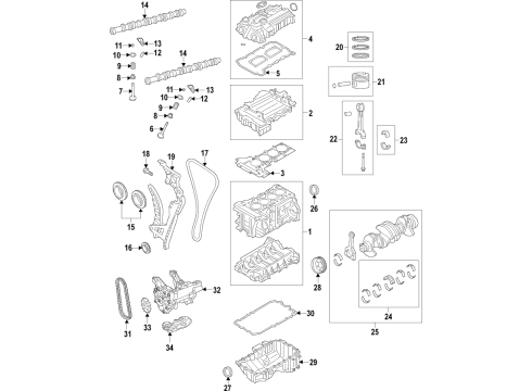 2016 BMW 330e Engine Parts, Mounts, Cylinder Head & Valves, Camshaft & Timing, Oil Pan, Oil Pump, Crankshaft & Bearings, Pistons, Rings & Bearings, Variable Valve Timing Engine Mount Left Diagram for 22116865469