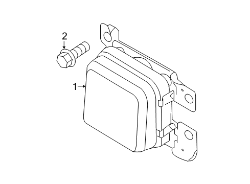 2018 Kia Sedona Cruise Control System Unit Assembly-Smart Cruise Diagram for 96400A9110