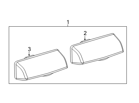 2015 Lexus CT200h License Lamps Lamp Sub-Assy, License Plate Diagram for 81204-76010