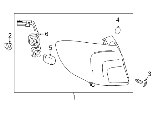 2017 Buick Envision Tail Lamps Tail Lamp Assembly Diagram for 84246414